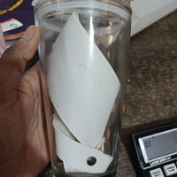 Glass Tumbler with Glass Straw and Lid