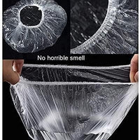 Plastic Bags - Reusable Elastic Food Storage Plastic Covers (Pack of 100)